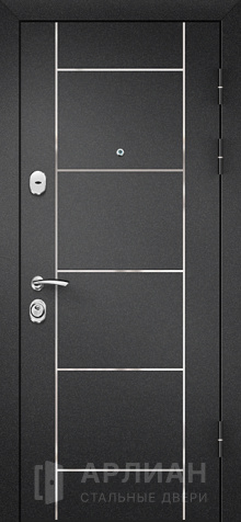 Фото «Классическая входная дверь Классика Black с молдингом и филенкой №19»