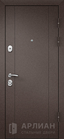 Фото «Железная одностворчатая дверь с отделкой ламинатом №80»